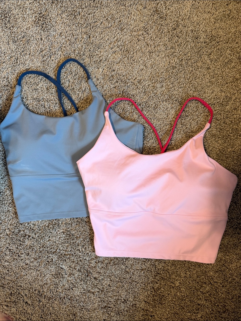 Women’s Light Pink Strappy Crop Brain
